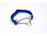 Coastal Check Training Collar For Dogs Adjustable Blue 3/4X14-20In