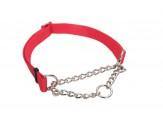 Coastal Check Training Collar For Dogs Adjustable Red 3/4X14-20In