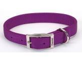 Coastal Double-Ply Nylon Collar Purple 1X18In - Pet Totality