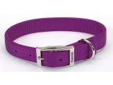Coastal Double-Ply Nylon Collar Purple 1X22In - Pet Totality