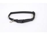Coastal Li'L Pals Adjustable Nylon Collar Black 5/16X6-8In