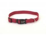 Coastal New Earth Soy Adjustable Collar Cranberry 1X 18-26In - Pet Totality