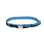 Coastal Pet Pet Attire Sparkles Adjustable Collar, 1"Blue X 18" - 26" - Pet Totality