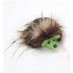 Coastal Pet Products Rascals  Handcrafted Wool 3" Green Hedgehog - Pet Totality