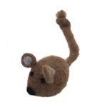 Coastal Pet Products Rascals  Handcrafted Wool 5" Brown Mouse