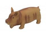 Coastal Rascals Latex Toy Pig Brown 7.25In - Pet Totality