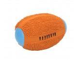 Coastal Rascals Latex Toy Spiny Football Orange 4In - Pet Totality