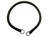 Coastal Round Nylon Training Collar Black 3/8X18In