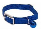 Coastal Sassy Snag-Proof Nylon Safety Cat Collar Blue 3/8X8In - Pet Totality