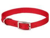 Coastal Single-Ply Nylon Collar Red 3/8X12In - Pet Totality