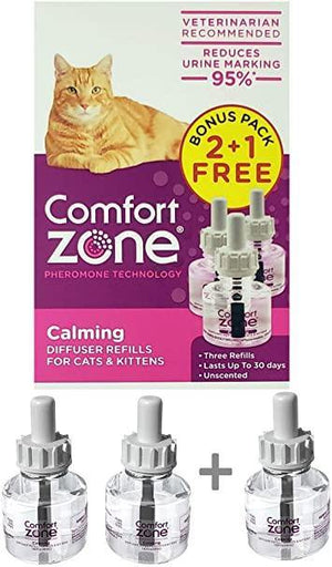Comfort Zone Calming Refill Bonus 3Pk - Pet Totality