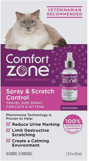 Comfort Zone Cat F3 Calming Spray 2Oz - Pet Totality