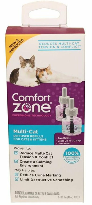 Comfort Zone Cat Multi-Cat Diffuser 2Pk - Pet Totality