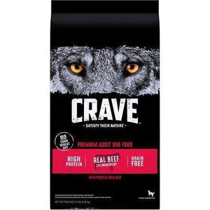 Crave Beef Dry Dog Food 12Lb - Pet Totality