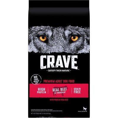 Crave Beef Dry Dog Food 12Lb
