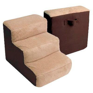 Dallas Manufacturing 3 Step Pet Step Brown 21In - Pet Totality