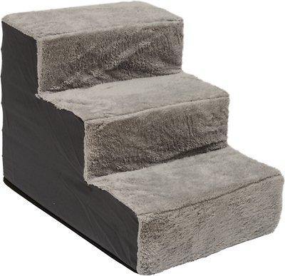 Dallas Manufacturing 3 Step Pet Step Gray 21In