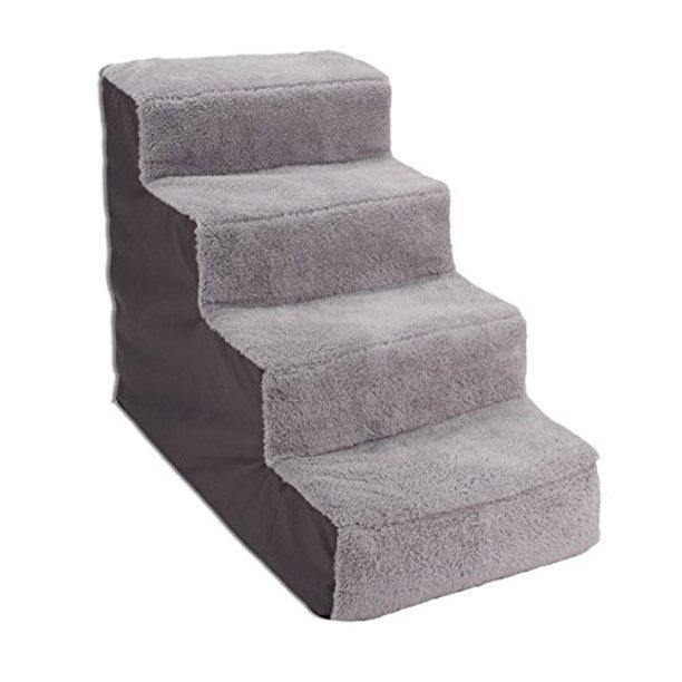 Dallas Manufacturing 4 Step Pet Step Gray 28In