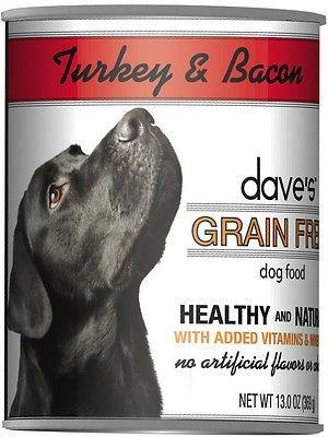 Daves Grain Free, Turkey & Bacon   Case Of 12 - Pet Totality