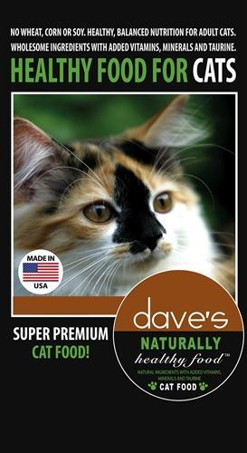 Daves Naturally Healthy Adult Cat Food 20 Lbs