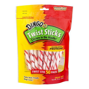 Dingo Twist Sticks 50Ct. - Pet Totality