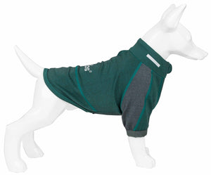Dog Helios  'Eboneflow' Mediumweight 4-Way-Stretch Flexible And Breathable Performance Dog Yoga T-Shirt - Pet Totality