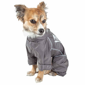 Dog Helios  'Hurricanine' Waterproof And Reflective Full Body Dog Coat Jacket W/ Heat Reflective Technology - Pet Totality