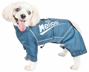 Dog Helios ® 'Hurricanine' Waterproof And Reflective Full Body Dog Coat Jacket W/ Heat Reflective Technology - Pet Totality