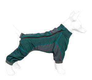 Dog Helios  'Rufflex' Mediumweight 4-Way-Stretch Breathable Full Bodied Performance Dog Warmup Track Suit - Pet Totality