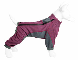 Dog Helios  'Rufflex' Mediumweight 4-Way-Stretch Breathable Full Bodied Performance Dog Warmup Track Suit - Pet Totality