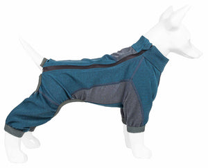 Dog Helios  'Rufflex' Mediumweight 4-Way-Stretch Breathable Full Bodied Performance Dog Warmup Track Suit - Pet Totality