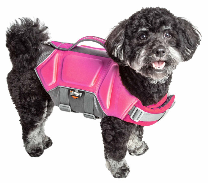 Dog Helios  'Tidal Guard' Multi-Point Strategically-Stitched Reflective Pet Dog Life Jacket Vest