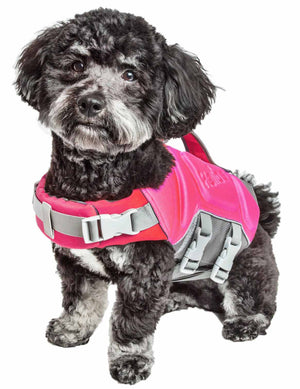 Dog Helios  'Tidal Guard' Multi-Point Strategically-Stitched Reflective Pet Dog Life Jacket Vest - Pet Totality