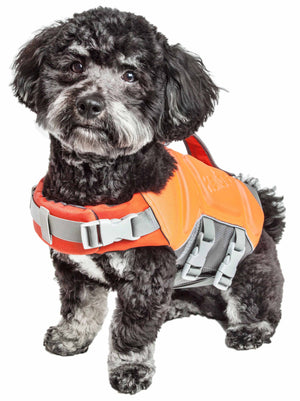 Dog Helios  'Tidal Guard' Multi-Point Strategically-Stitched Reflective Pet Dog Life Jacket Vest - Pet Totality