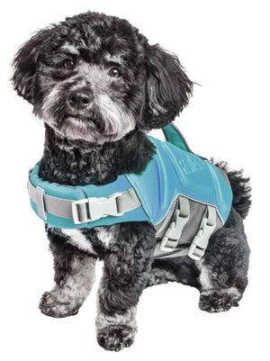 Dog Helios  'Tidal Guard' Multi-Point Strategically-Stitched Reflective Pet Dog Life Jacket Vest - Pet Totality