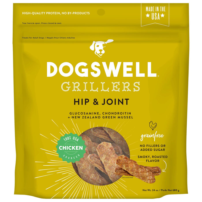 Dogswell Dog Hip & Joint Grillers Grain Free Chicken 24Oz