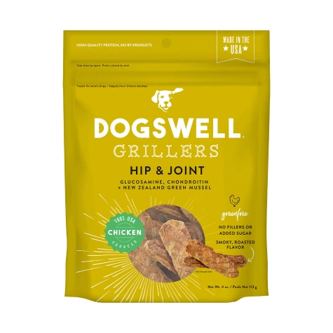 Dogswell Dog Hip & Joint Grillers Grain Free Chicken 4Oz