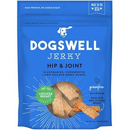Dogswell Dog Hip & Joint Jerky Grain Free Chicken 12Oz