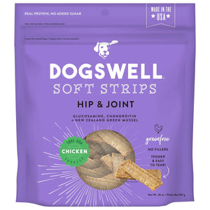 Dogswell Dog Hip & Joint Strips Grain Free Chicken 20Oz - Pet Totality