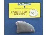 Dr. Daniels' Gray Flannel Catnip Mouse Case Of 12 - Pet Totality