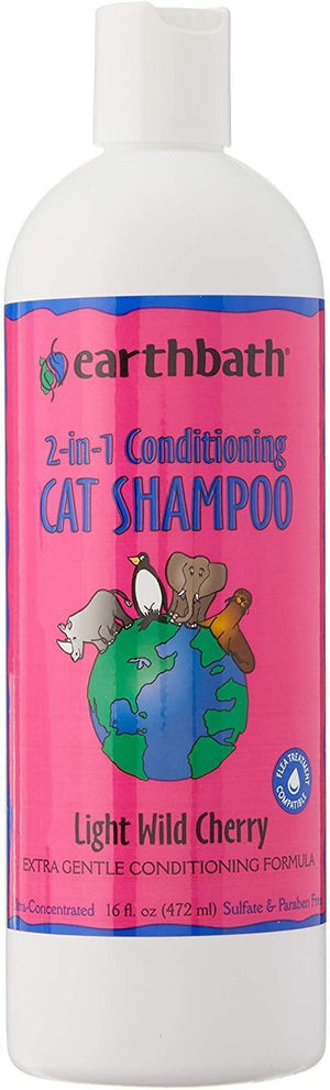 Earthbath Cat Shampoo & Conditioner In One 16Oz - Pet Totality
