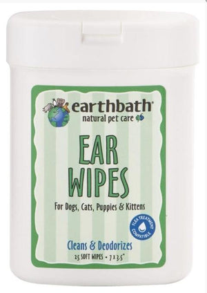 Earthbath Ear Wipes 25Ct - Pet Totality