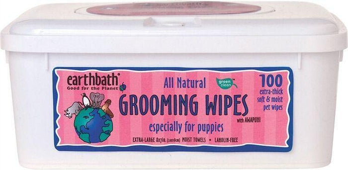 Earthbath Grooming Wipes Puppy 100Ct