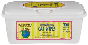 Earthbath Hypo-Allergenic Cat Wipes 100Ct - Pet Totality