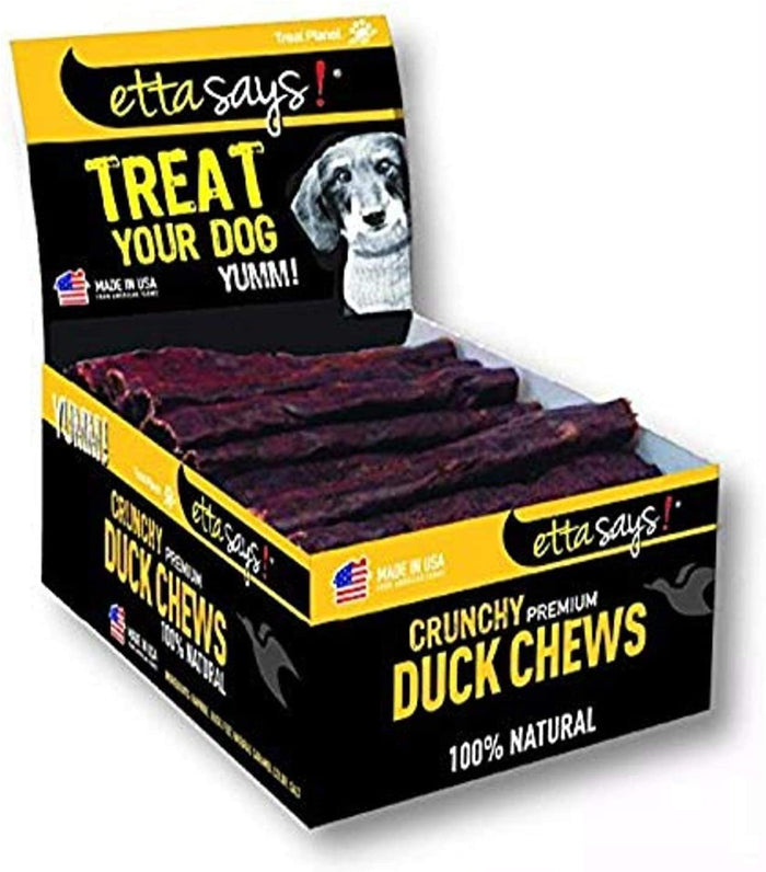 Etta Says, Crunchy Premium Duck Chews, 12Ct