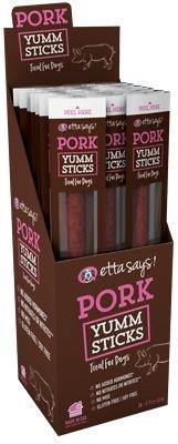 Etta Says! Dog Yum Stick Pork 24 Count - Pet Totality