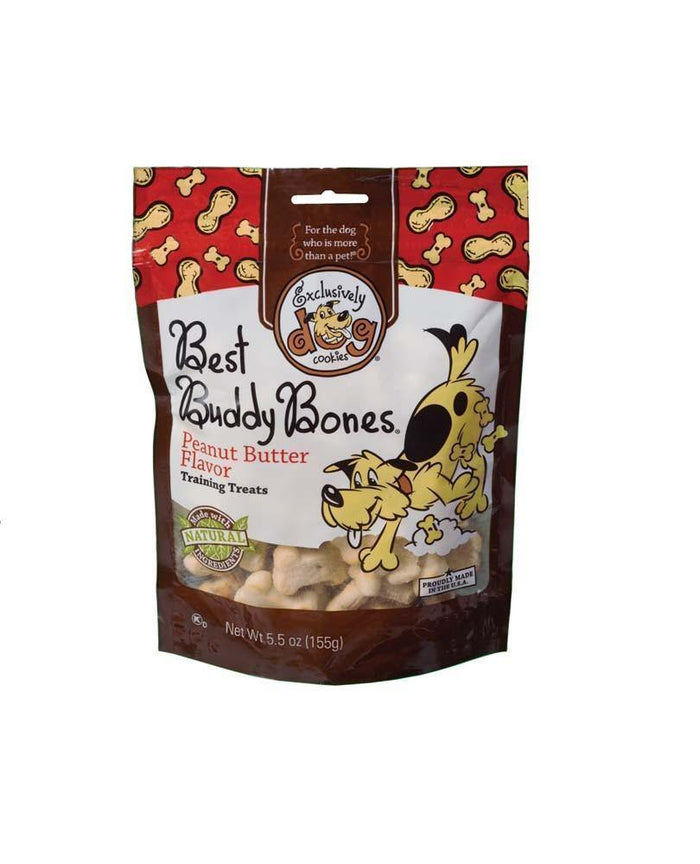 Exclusively Pet Best Buddy Bits Peanut Butter Flavor Dog Treats 5.5Oz