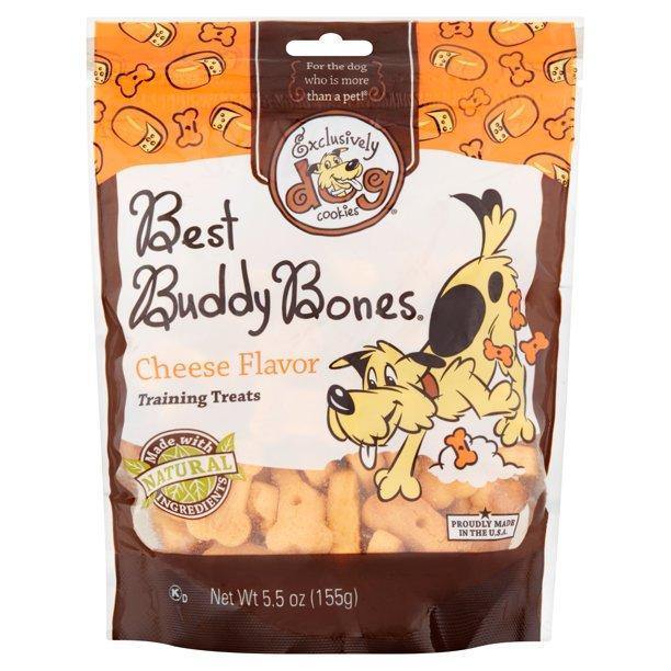 Exclusively Pet Best Buddy Bones Cheese Flavor Dog Treats 5.5Oz