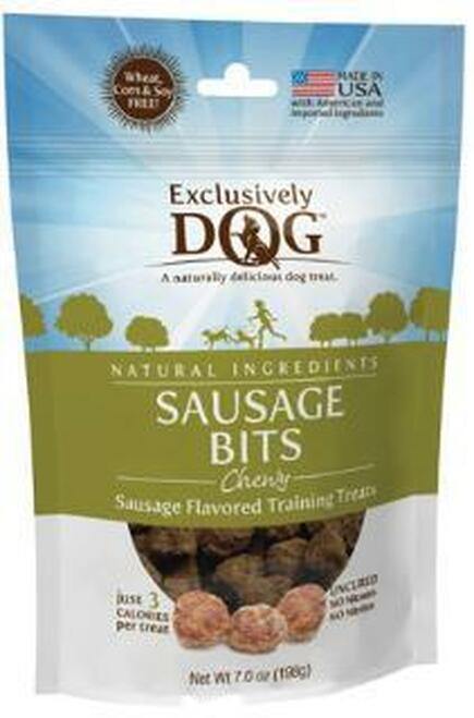 Exclusively Pet Meat Treats Sausage Bits 7Oz