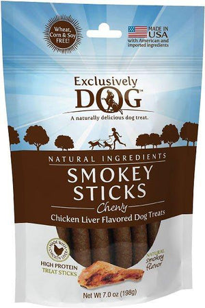 Exclusively Pet Meat Treats Smokey Sticks 7Oz - Pet Totality